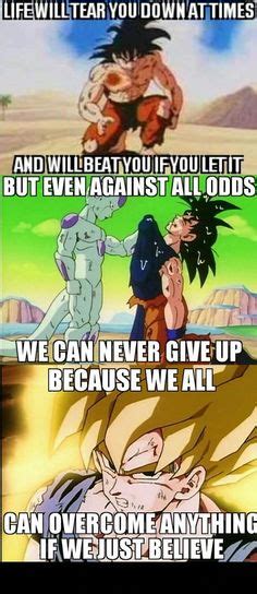 If you love dragon ball z, you will certainly find these quotes that we have collected for you nostalgic. 1000+ images about Dbz inspiration on Pinterest | Goku, Dragon Ball Z and Dragonball Z