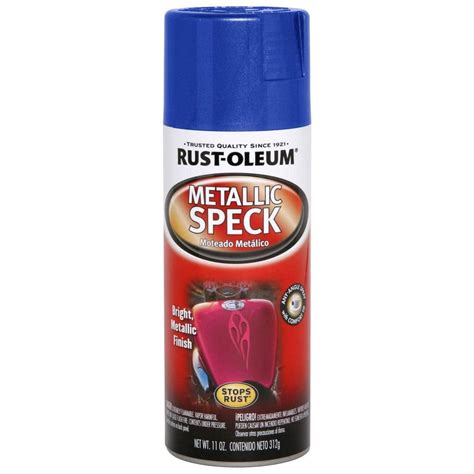 Rust Oleum Automotive 11 Oz Metallic Speck Blue Spray Paint 6 Pack