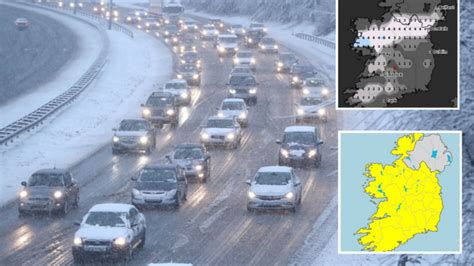 Irish Weather Forecast Met Eireann Extends Snow And Ice Weather Warning To All Counties As