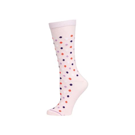 Pocket Socks Multi Dot Blush Womens