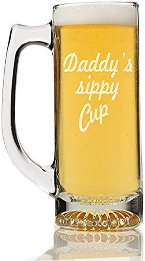 chloe and madison daddy s sippy cup beer mug set of 4 beer mugs and steins