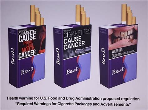 feds propose graphic cigarette warning labels