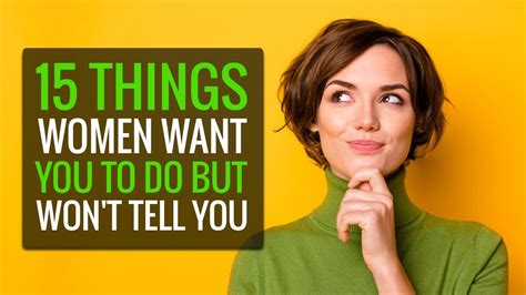 The Secrets Of Satisfying Your Partner Things Women Want You To Do But Won T Tell You Youtube