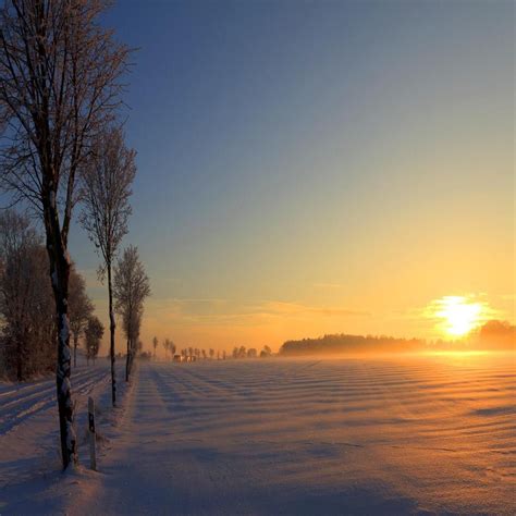 wonderful winter sunset HDR | Winter sunset, Sunset wallpaper, Sunset nature
