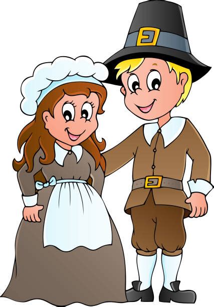 best pilgrim girl illustrations royalty free vector graphics and clip art istock