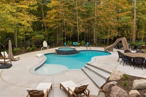 There are always variations in costs for customers on the extreme ends of the pool shopper spectrum. New Residential Pools : Acme Pool Construction Grand Rapids MI