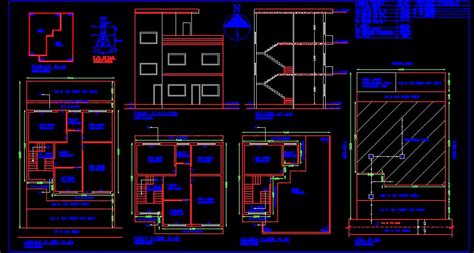 Submission Drawing Of Residential Building 30x50 Dwg File Autocad