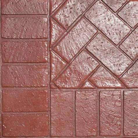 Brick Stamp Pattern Soldier Course Stamped Concrete Pinterest