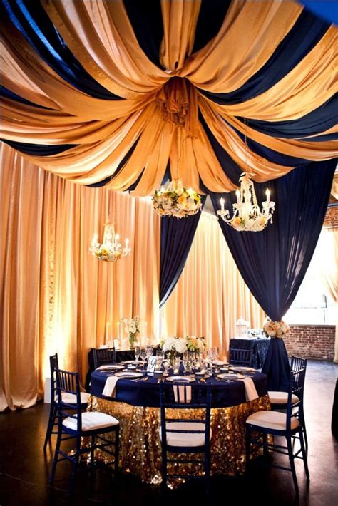 An Elegant Blue and Gold Wedding | Wedding Stuff Ideas