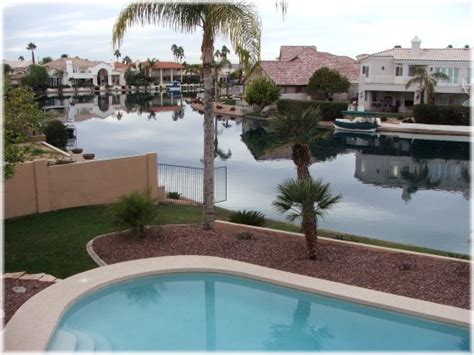 Waterfront Home For Sale In The Islands In Tres Vistas In Gilbert Lake Community Phoenix