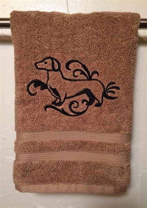 Cool Item Dachshund Bathroom Hand Towel Weiner Dog Weiner Dog