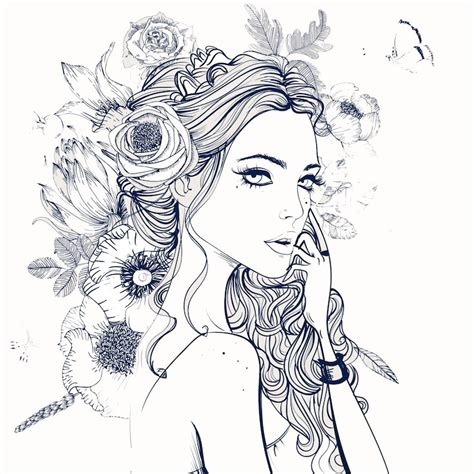Fabulous Beauties Coloring Book For Adults Adult Relaxation Activities