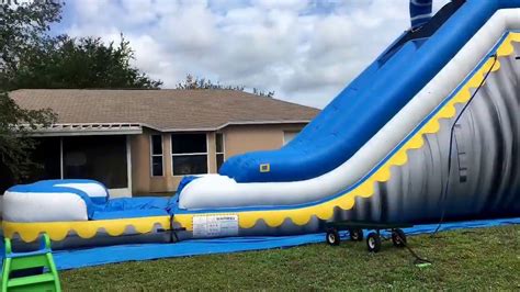 Deliver The 18 Feet Tall Skyline Waterslide Youtube