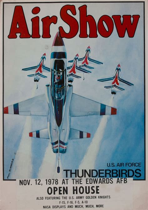 Us Air Force Thunderbirds Air Show David Pollack Vintage Posters