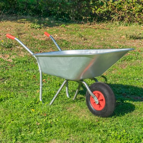 80 Litre Garden Steel Wheelbarrow