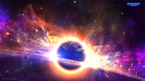 Black Hole In Space Wallpaper