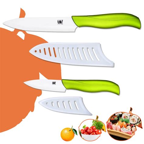 Xyj Brand Ceramic Knives 3 Inch Paring 5 Inch Slicing Kitchen Knives