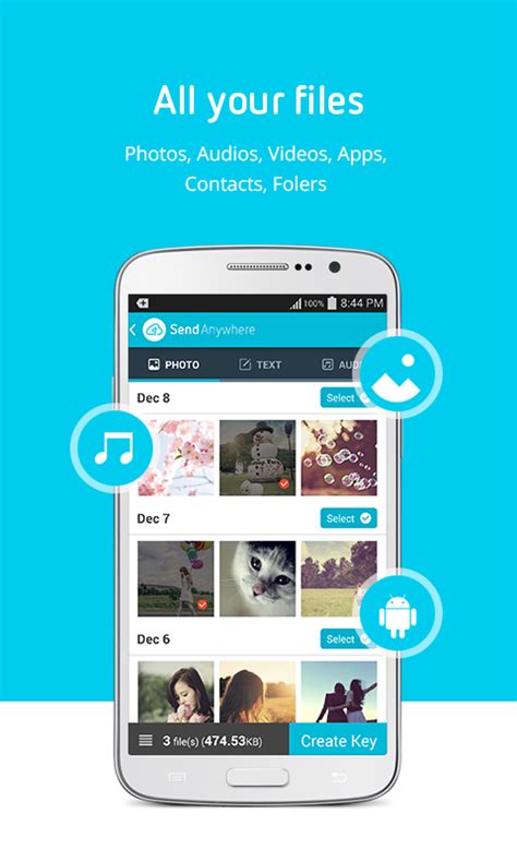A perfect tool that allows you to share your creative works and projects. Send Anywhere (File Transfer) - screenshot