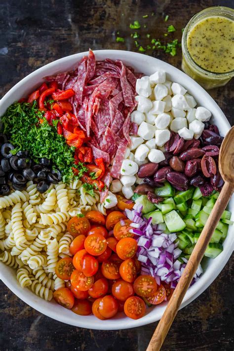 Italian Pasta Salad Recipe (VIDEO) - NatashasKitchen.com