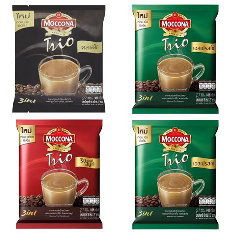 SuperSale63 มอคโคน่าทรีโอ กาแฟปรุงสำเร็จรูปชนิดผง กาแฟมอคโคน่า ทรีโอ