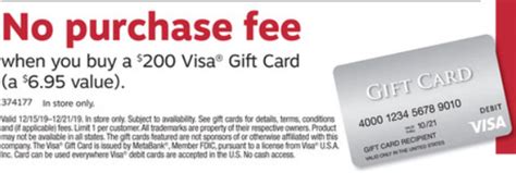 My 250 gift card expired before last month with a partial usage(around 50 dollars). Expired Staples: No Purchase Fee On $200 Visa Gift Cards ...