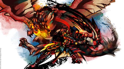 Monster Hunter Rathalos By Theonewithbear On Deviantart