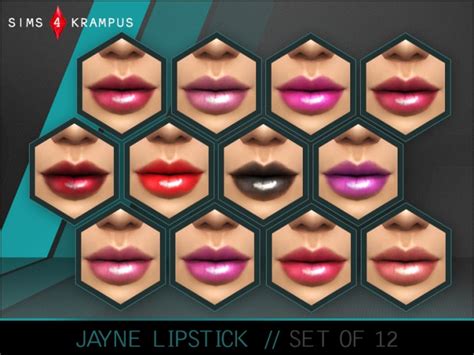 Jayne Lipstick At Sims 4 Krampus Sims 4 Updates