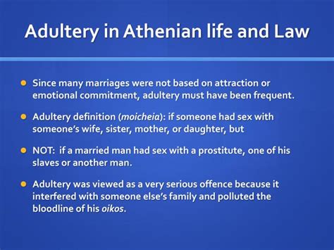 Ppt Lysias 1 A Case Of Adultery Or Cold Blooded Murder