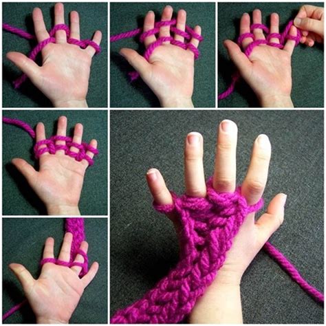 Wonderful Diy Kids Finger Weaving