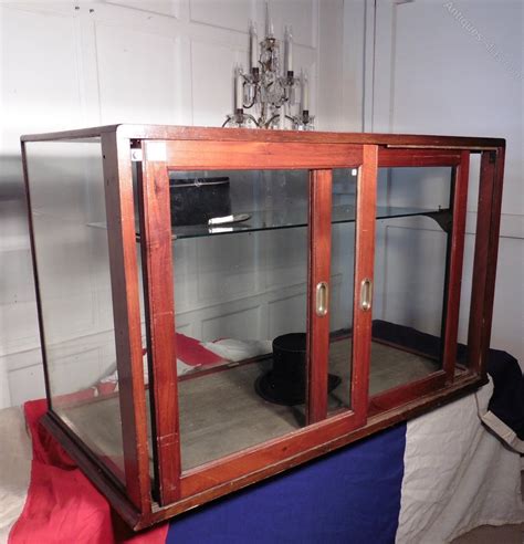 There are 7 wood with clear safety perspex display frames ideal for all types of advertising. Victorian Mahogany Shop Display CounterTop Cabinet ...