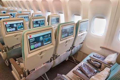 Inside Emirates Plane Economy Class All Red Mania