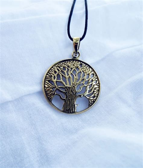 Tree Of Life Celtic Pendant Protection Handmade Necklace Gothic Dark