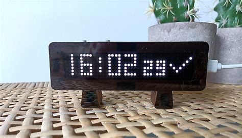 Led Matrix Clock Kit Esp8266 Clock With Mqtt Led Matrix Info