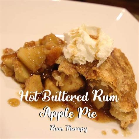 Hot Buttered Rum Apple Pie Rum Therapy