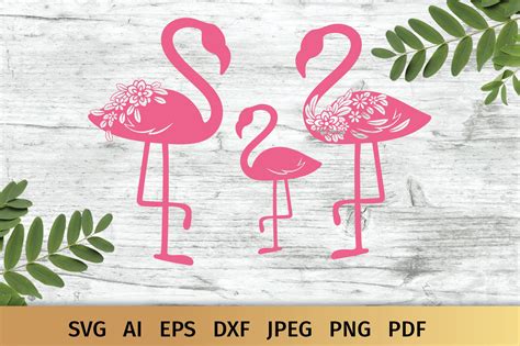 Pink Flamingo Svg 479379 Cut Files Design Bundles