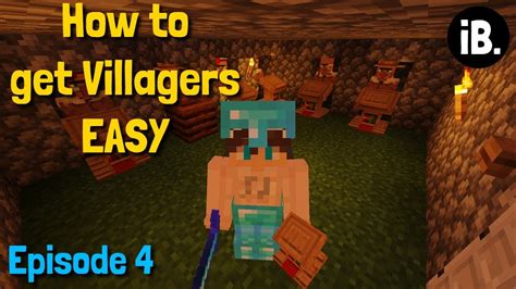 How To Get Villagers Easy L Minecraft 115 Youtube