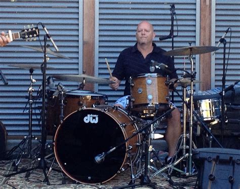 Chris Playing His Custom Dw Collectors Mahogany Maple Exotics Drums