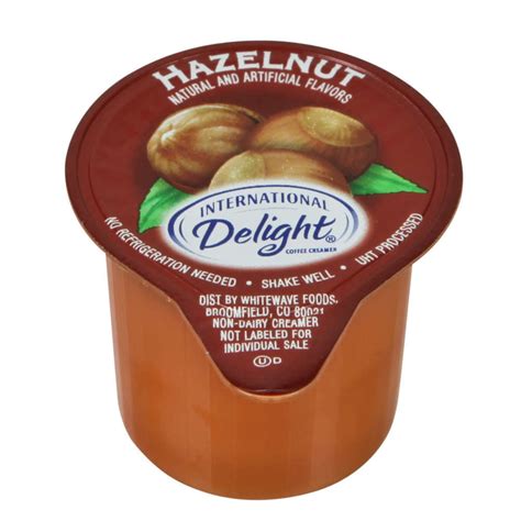 International Delight Hazelnut Non Dairy Liquid Creamer Cups Shelf