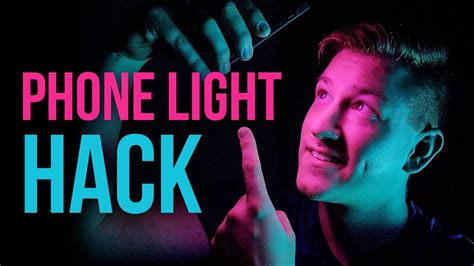 Phone Light Hack How To Light Colorful Portraits With Your Phone