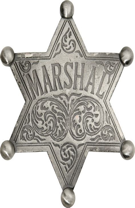New Badges Of The Old West Marshal Badge Mi3008 Ebay