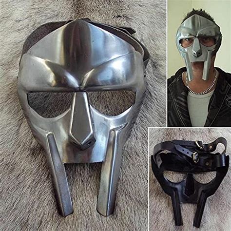 Buy Mf Doom Gladiator Mask Mad Villain 18g Mild Steel Face Armour