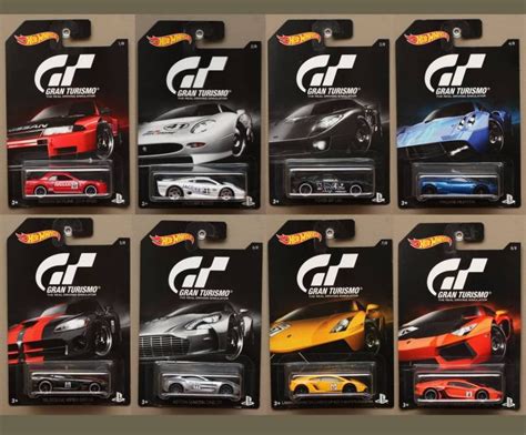 Coleção Hot Wheels Gran Turismo Com 8 Carros Mattel Djl1 R 94 49