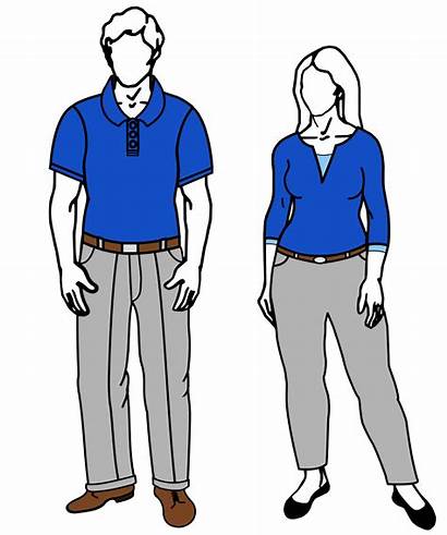 Casual Clipart Business Female Code Male Transparent