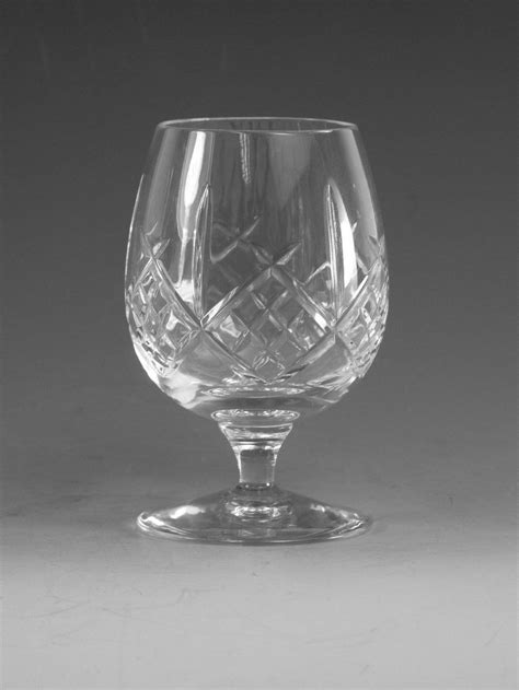 Royal DOULTON Crystal JULIA Cut Brandy Glass Glasses Etsy