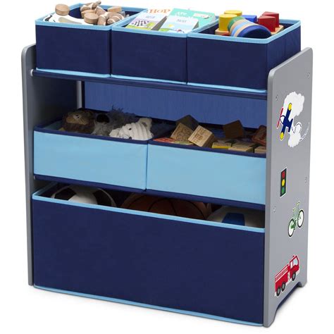 Delta Children Toy Organizer Bluegrey Big W