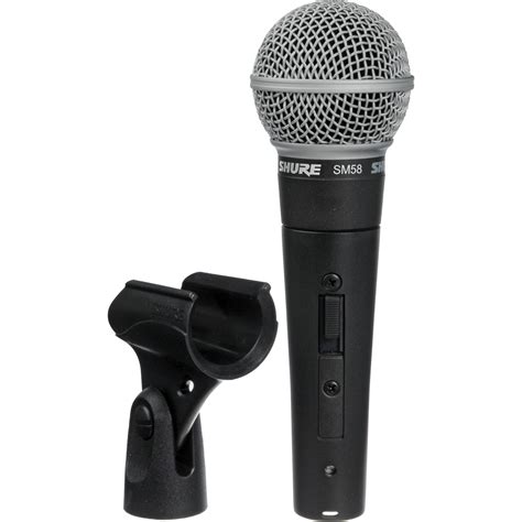 Shure Sm58s Vocal Microphone With Onoff Switch Bandh Photo