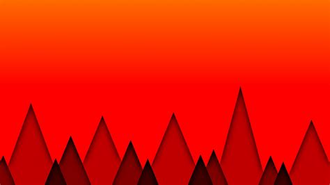 Download Wallpaper 3840x2160 Triangles Geometric Red