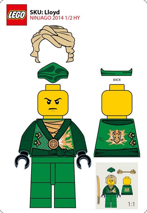 Ninjago 2014 2h On Behance Character Design Ninjago Lego