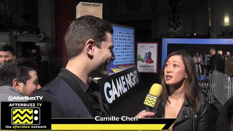 Game Night Premiere Camille Chen Interview Youtube