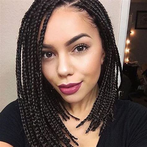 30 Low Maintenance Box Braids To Try Braided Hairstyles
